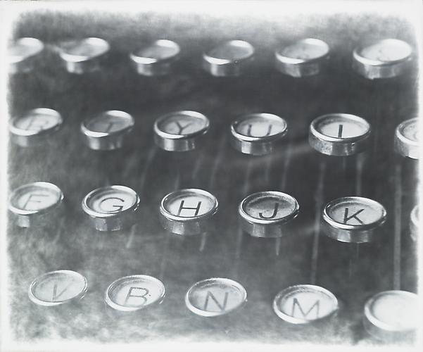 Typewriter keys
2012
gelatin silver print