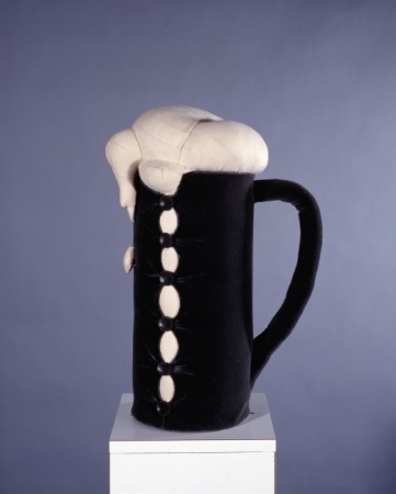  Don Juan's Breakfast, 1972 
Velvet, wool, felt, buttons and metal, 20 x 14 x 9 1/2 in.
Moderna Museet, Stockholm