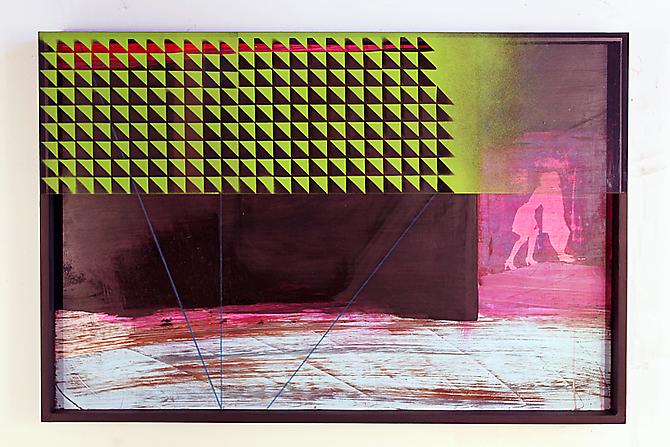  The Big Trouble , 2011
Vintage collage, in custom frame with plexiglass
21 x 31 inches