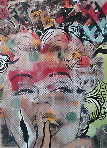 Dan Monteavaro
"funny story"
44" x 34"
oil and ink on canvas
2012