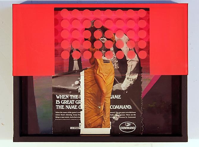  The Big Tease , 2011
Vintage collage, in custom frame with plexiglass
12 x 15 inches