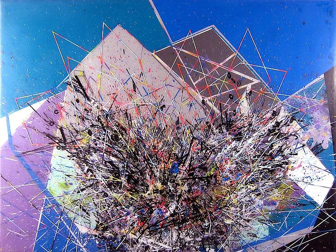 The Landing, 2011
mixed media on panel
30 x 40 inches
