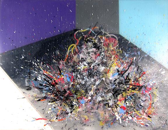 The Room, 2011
acrylic, mixed media and resin on panel
30 x 40 inches