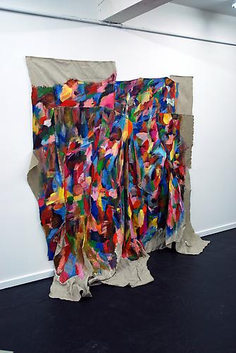 Tittle, Tattle, Tuttle, 2009
Oil on linen
7.5 x 2.5 x 7.1 feet