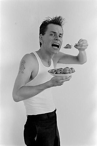 Tomata du Plenty, Corn Flakes, Bleecker Street
1979
Silver Gelatin Print
24 x 20 in.  Ed. 50