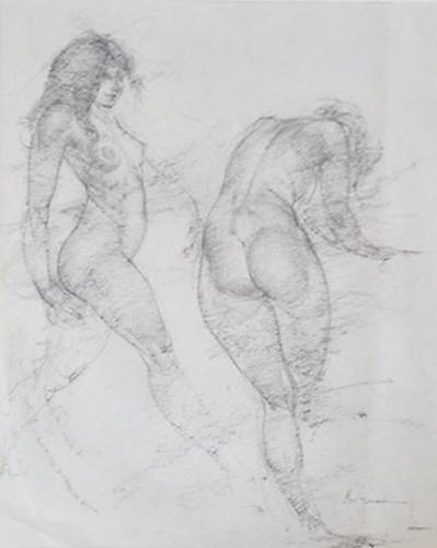 Max Turner
Nude Study
Ink on paper
17 x 13.5 inches