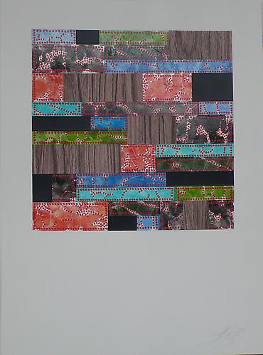 Charles Spurrier
 Untitled 
pigment, tape, paper
23" x 17"