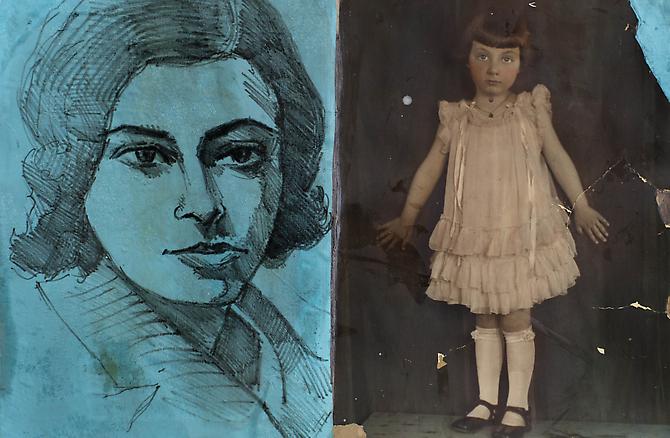 Untitled 2011
Mixed media on photo and drawing
20 x 13 in / 50.8 x 33 cm