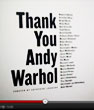 Thank You Andy Warhol