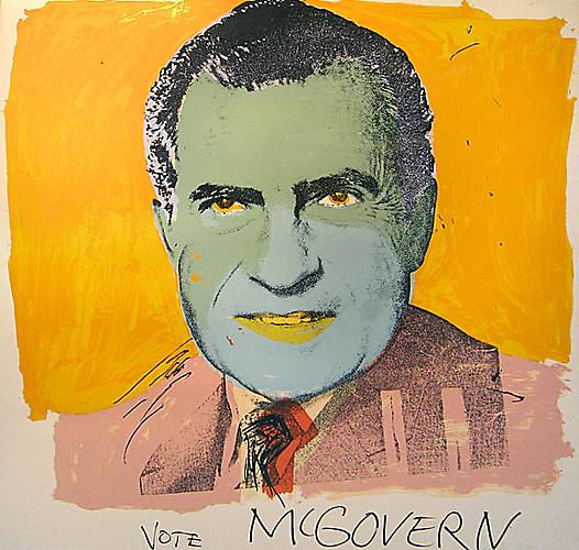 Andy Warhol
Vote McGovern, 1972
Silkscreen