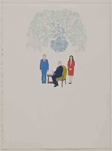 Anda Dubinskis, 2010
 Promises , gouache on paper
14" x 10"