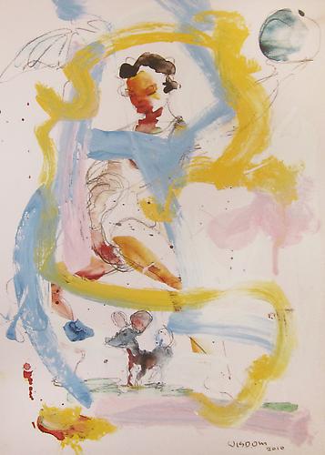 Remix 20B (Mouse Dog), 2010
C-print and oil on canvas
Image: 27 x 19 inches; Framed: 40.5 x 28.5 inches