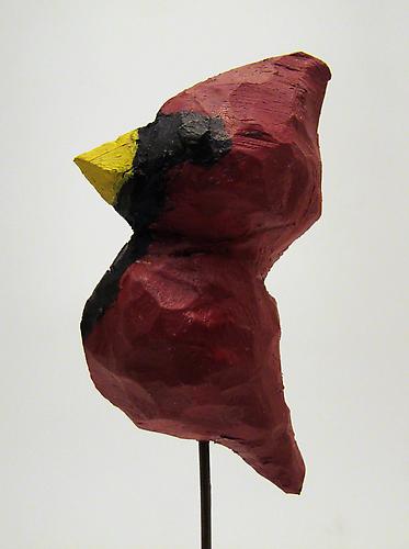 Andrew Smenos
 Cardinal , 2012
Basswood
3 x 2 x 2 inches