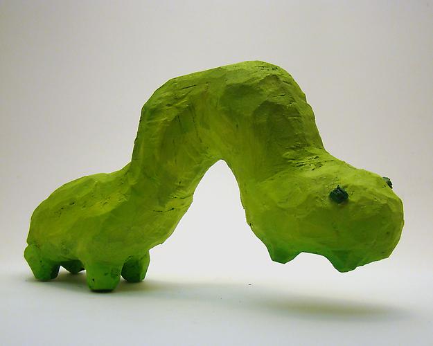 Andrew Smenos
 Inch Worm , 2012
Basswood
7 x 4 x 2 inches