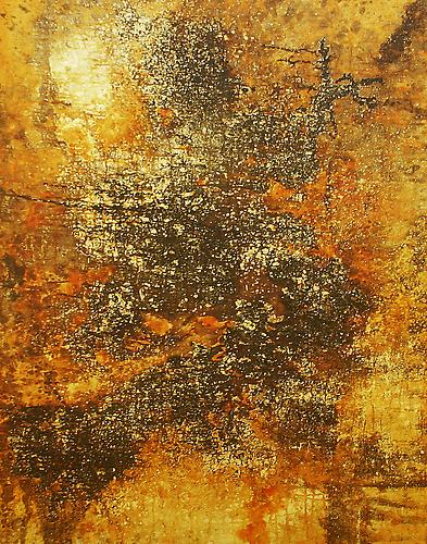 Woven Dragon
48" x 30"
mixed media on canvas
2011