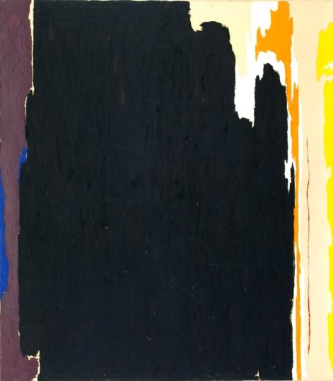 Clyfford Still, "Untitled 1951-T, No. 2," 1951. Oil on canvas, 93½ x 82 x 1½ inches, Detroit Institute of Arts, Founders Society Purchase, W. Hawkins Ferry Fund