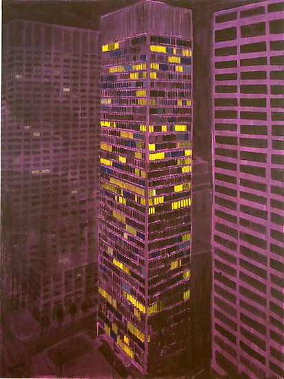 Enoc Perez, "Seagram Building, New York"
May 2010
Oil on canvas, 80 x 60 inches