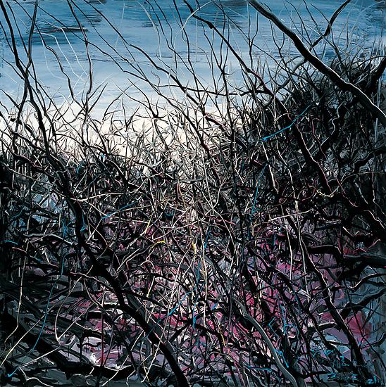 Zeng Fanzhi, "Untitled 09-3-1" 
2009
Oil on canvas
59 x 59 inches (150 x 150 cm)