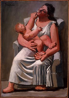 Pablo Picasso, "Maternity"
1921
Oil on canvas
25 3/4 x 18 1/4 in. (65.5 x 46.5 cm) Image