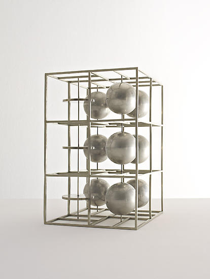 Fausto Melotti, "Sculpture no. 21," 1935
Nickel-plated iron, 
21 5/8 x 13 3/4 x 13 3/4 inches
Private Collection