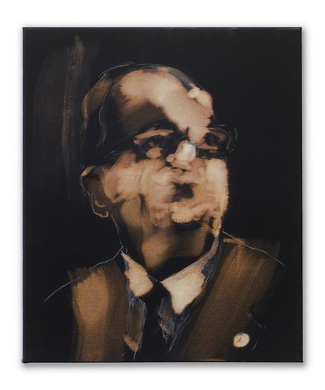 Miquel Barceló, "Gimferrer", 2010
Bleach, chalk and charcoal on canvas
25 5/8 x 21 1/4 inches (65 x 54 cm)
Art © 2010 Miquel Barceló / Artists Rights Society (ARS), New York / ADAGP, Paris