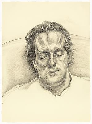 Lucian Freud, "Head of a Man"
1986
Charcoal on paper
25 3/8 x 18 5/8 inches (64.4 x 47.3 cm)
The Museum of Modern Art, New York. Gift of Agnes Gund, 1988 (36.1988)
© The Lucian Freud Archive
Digital Image © The Museum of Modern Art/Licensed by SCALA / Art Resource, NY Image