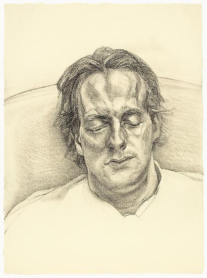 Lucian Freud, "Head of a Man"
1986
Charcoal on paper
25 3/8 x 18 5/8 inches (64.4 x 47.3 cm)
The Museum of Modern Art, New York. Gift of Agnes Gund, 1988 (36.1988)
© The Lucian Freud Archive
Digital Image © The Museum of Modern Art/Licensed by SCALA / Art Resource, NY