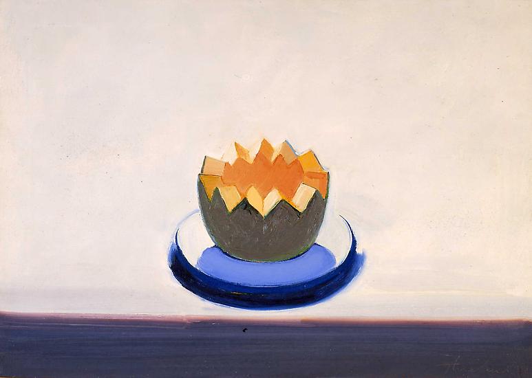 Wayne Thiebaud, "Melon"
1962
Oil on canvas
20 x 28 inches (51 x 71 cm)
