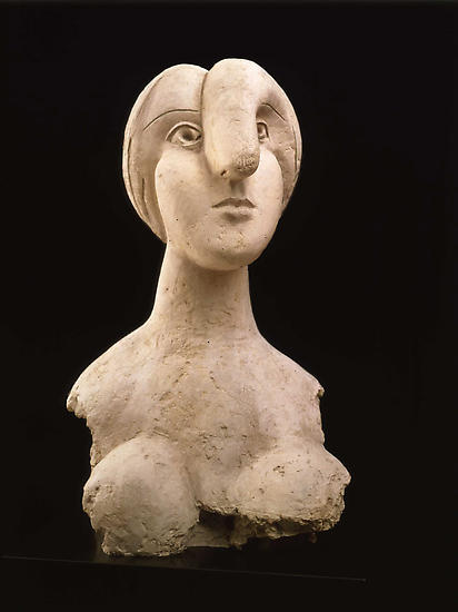 Pablo Picasso, "Bust of a Woman," 1931
Plaster, 30 3/4 inches high
Collection of Mr. and Mrs. Herbert Klapper
