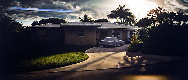 Damian Loeb, "The Color of Money," 2007
Oil on linen, 36 x 84 inches Image