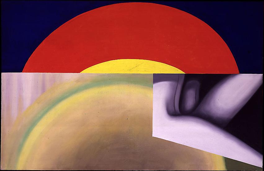 James Rosenquist, "Brighter than the Sun"
1961
Oil on canvas
57 x 90 inches