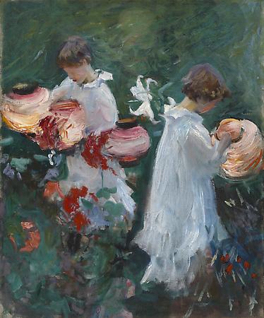 John Singer Sargent (1856-1925)
Study For Carnation, Lily, Lily, Rose, 1885
Oil on canvas
23 1/2 x 19 1/2 inches
Anonymous Image