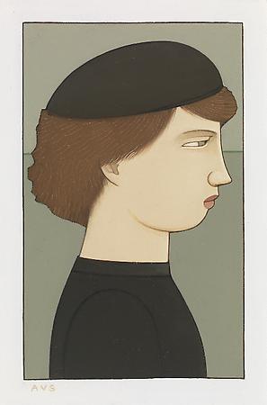 Mollie, 2008
Oil on linen
5 3/4 x 3 1/2 inches
Signed at lower left: AVS
$5,000 Image