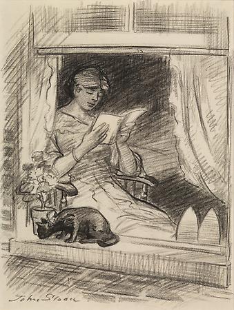 The Effect Is Spoiled, 1913-15
Charcoal and watercolor on paper
14 x 10 1/2 inches Image
