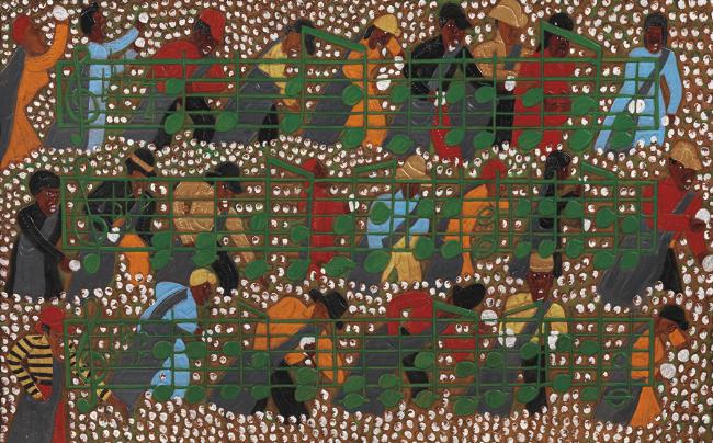 Leaning on the Everlasting Arms, 2007
Dye on carved and tooled leather
42 3/4 x 26 1/2 inches
$30,000 Image