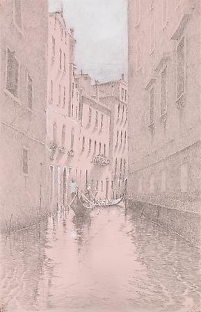 Sunlit Canal, 2009
Silverpoint and casein on prepared paper
9 x 5 3/4 inches Image