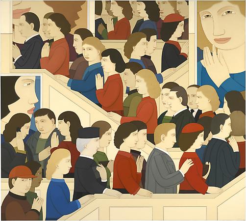 On the Stairs, 2010
Oil on linen
54 x 60 inches
SOLD Image