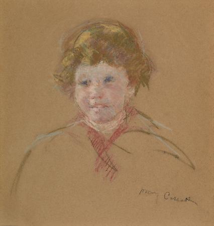Mary Cassatt (1844-1926)
Sketch of Alexander J. Cassatt, c. 1914
Pastel on tan paper
17 1/2 x 16 5/8 inches Image