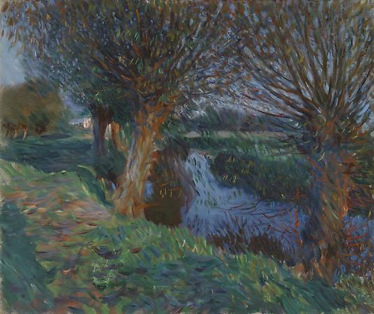 John Singer Sargent (1856-1925)
At Calcot, c. 1888
Oil on canvas
25 x 30 inches
Yale University Art Gallery, Edwin Austin Abbey Memorial Collection Image