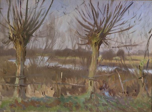 John Singer Sargent (1856-1925)
Landscape with Trees, Calcot, 1888
Oil on canvas
22 x 27 inches
Private collection Image