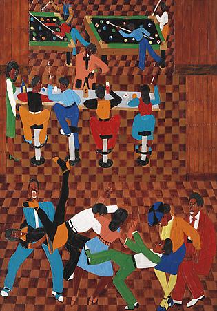 Homer Clyde's Place, 2009
Dye on carved and tooled leather
42 3/4 x 30 inches
SOLD Image