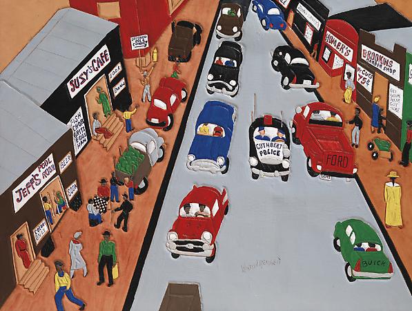 Hamilton Ave., 2006
Dye on carved and tooled leather
21 x 27 3/4 inches
$18,000 Image