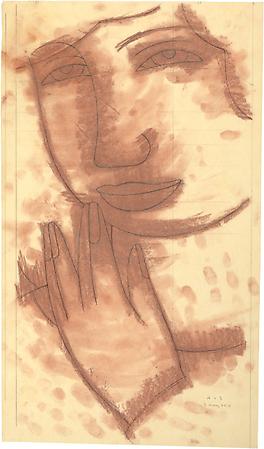 Study for On the Stairs, 2010
Pencil on paper with pastel tone on reverse
22 3/4 x 13 inches
Signed and dated at lower right: AVS / 3 May 2010
$3,500 Image