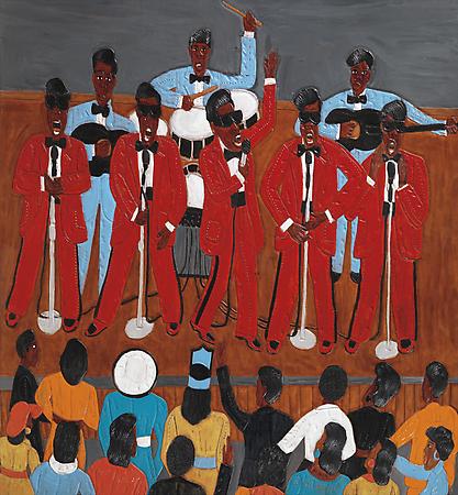 The Five Blind Boys, 2009
Dye on carved and tooled leather
35 3/4 x 33 1/4 inches
$25,000 Image