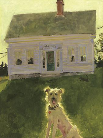 Jamie Wyeth (b. 1946)
1822 Chadwick House, 2007
Combined mediums on toned board
24 x 18 inches
Signed lower left: J. Wyeth
Image