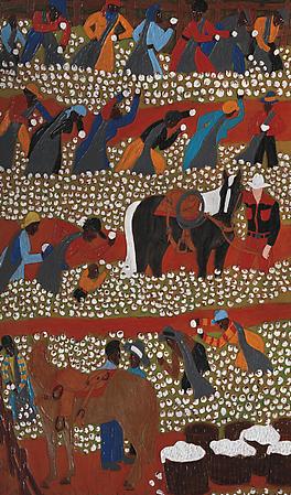 Overseers in the Field, 2008
Dye on carved and tooled leather
49 1/2 x 29 1/4 inches
$30,000 Image