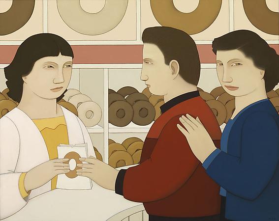 Donuts, 2009
Oil on linen
19 x 24 inches
Signed at lower right: AVS
$25,000 Image
