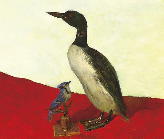 Jamie Wyeth (b. 1946)
Scenes from the 'The Red Blanket' A Film by Joey Stoopes, 2007
Oil on board
30 x 36 inches
Signed lower right: J. Wyeth
Image