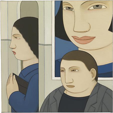 Subway: East Street Station, 2011
Oil on linen
10 x 10 inches Image