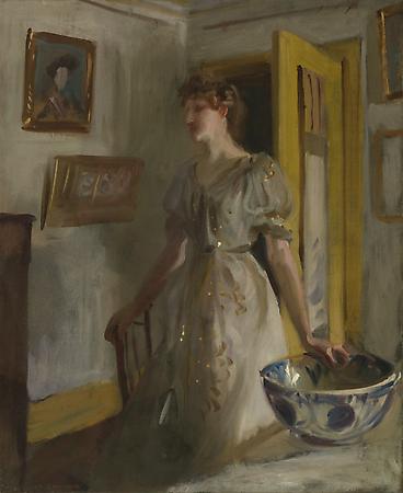 John Singer Sargent (1856-1925)
The Blue Bowl, c. 1885-89
Oil on canvas on masonite
31 x 26 inches
Addison Gallery of Art, Phillips Academy, Andover, Massachusetts Image